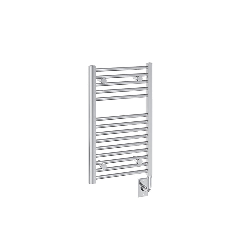 ICO Savoy electric hardwired towel warmer, 15.5 x 25 in, Chrome
