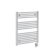 ICO Savoy electric hardwired towel warmer, 23.5 x 19 in, Chrome