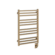 ICO Avento electric hardwired towel warmer, 19.5 x 31 in, Brushed Bronze