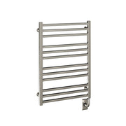 ICO Avento electric hardwired towel warmer, 23.5 x 31 in, Brushed Nickel