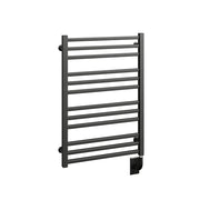 ICO Avento electric hardwired towel warmer, 23.5 x 31 in, Matte Black