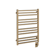 ICO Avento electric hardwired towel warmer, 23.5 x 31 in, Brushed Bronze