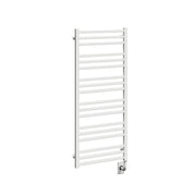 ICO Avento electric hardwired towel warmer, 19.5 x 47.5 in, Matte White