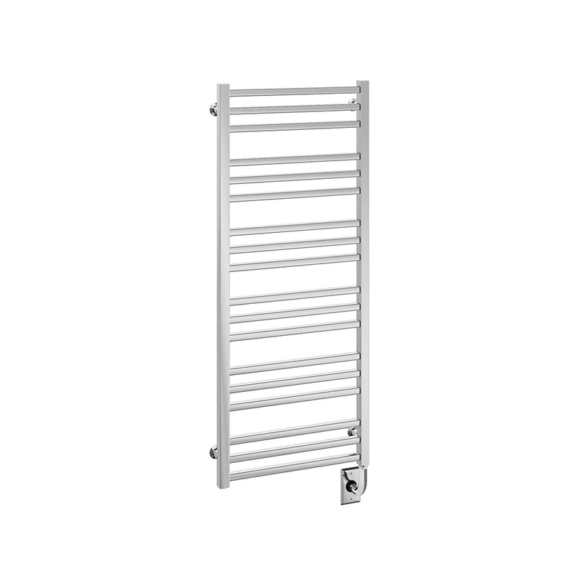 ICO Avento electric hardwired towel warmer, 19.5 x 47.5 in, Chrome
