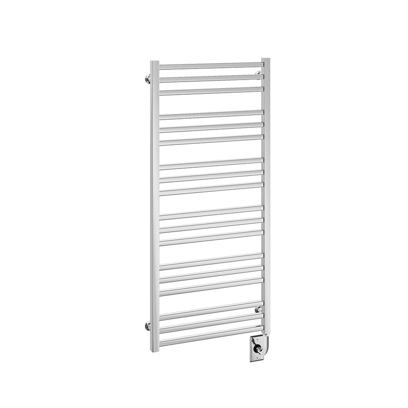 ICO Avento electric hardwired towel warmer, 23.5 x 47.5 in, Chrome