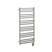 ICO Avento electric hardwired towel warmer, 23.5 x 47.5 in, Brushed Nickel