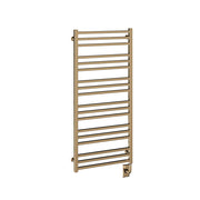 ICO Avento electric hardwired towel warmer, 23.5 x 47.5 in, Brushed Bronze