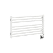 ICO Avento electric hardwired towel warmer, 35.5 x 19 in, Matte White