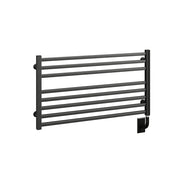 ICO Avento electric hardwired towel warmer, 35.5 x 19 in, Matte Black
