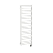 ICO Avento electric hardwired towel warmer, 19.5 x 64 in, Matte White