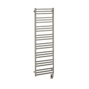 ICO Avento electric hardwired towel warmer, 19.5 x 64 in, Brushed Nickel