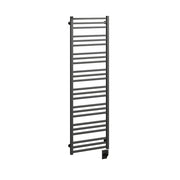 ICO Avento electric hardwired towel warmer, 19.5 x 64 in, Matte Black