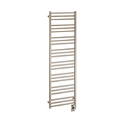 ICO Avento electric hardwired towel warmer, 19.5 x 64 in, Polished Nickel