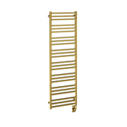 ICO Avento electric hardwired towel warmer, 19.5 x 64 in, Brushed Gold