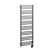 ICO Avento electric hardwired towel warmer, 23.5 x 64 in, Matte Black