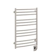 ICO Laveno electric hardwired towel warmer, 19.5 x 31 in, Brushed Nickel