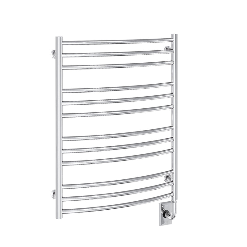 ICO Laveno electric hardwired towel warmer, 23.5 x 31 in, Chrome