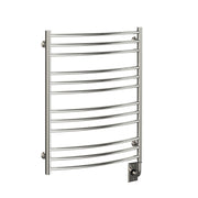 ICO Laveno electric hardwired towel warmer, 23.5 x 31 in, Polished Nickel