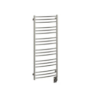 ICO Laveno electric hardwired towel warmer, 19.5 x 47.5 in, Polished Nickel