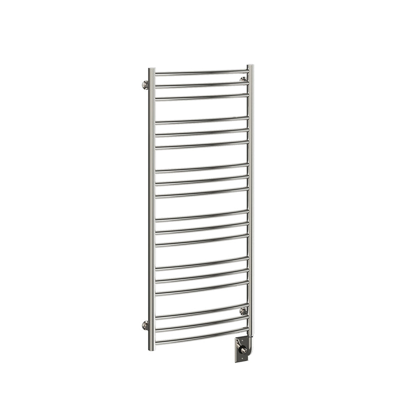 ICO Laveno electric hardwired towel warmer, 19.5 x 47.5 in, Polished Nickel