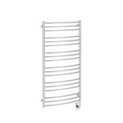 ICO Laveno electric hardwired towel warmer, 23.5 x 47.5 in, Chrome