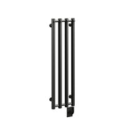 ICO Rosendal electric hardwired towel warmer, 10.5 x 37.5 in, Matte Black