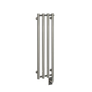 ICO Rosendal electric hardwired towel warmer, 10.5 x 37.5 in, Polished Nickel