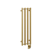 ICO Rosendal electric hardwired towel warmer, 10.5 x 37.5 in, Brushed Gold