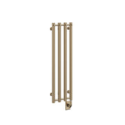 ICO Rosendal electric hardwired towel warmer, 10.5 x 37.5 in, Brushed Bronze