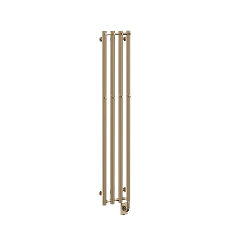 ICO Rosendal electric hardwired towel warmer, 10.5 x 59 in, Brushed Bronze