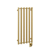 ICO Rosendal electric hardwired towel warmer, 16.5 x 37.5 in, Brushed Gold