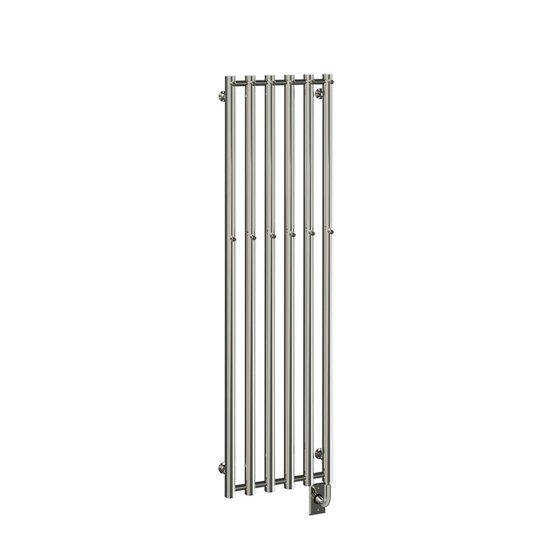 ICO Rosendal electric hardwired towel warmer, 16.5 x 59 in, Polished Nickel
