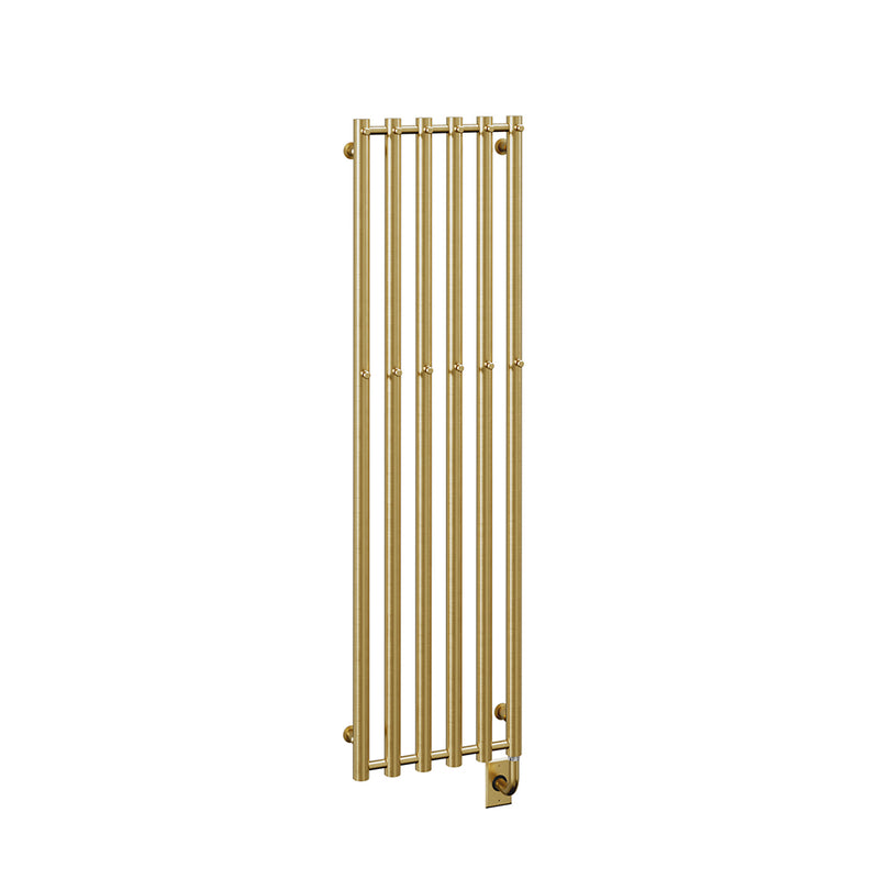 ICO Rosendal electric hardwired towel warmer, 16.5 x 59 in, Brushed Gold