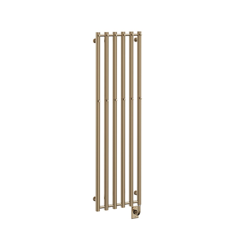 ICO Rosendal electric hardwired towel warmer, 16.5 x 59 in, Brushed Bronze