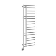 ICO Ortona electric hardwired towel warmer, 19.5 x 60.5 in, Chrome