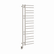 ICO Ortona electric hardwired towel warmer, 19.5 x 60.5 in, Brushed Nickel