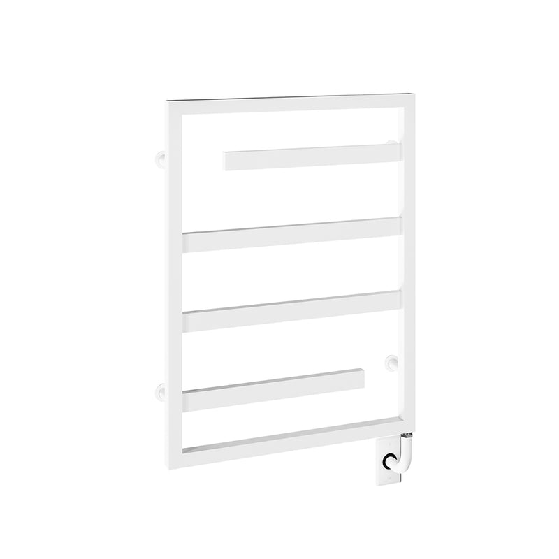 ICO Vasto electric hardwired towel warmer, 23.5 x 31 in, Matte White