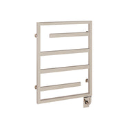 ICO Vasto electric hardwired towel warmer, 23.5 x 31 in, Polished Nickel
