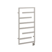 ICO Vasto electric hardwired towel warmer, 23.5 x 47.5 in, Brushed Nickel