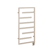 ICO Vasto electric hardwired towel warmer, 23.5 x 47.5 in, Polished Nickel