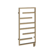 ICO Vasto electric hardwired towel warmer, 23.5 x 47.5 in, Brushed Bronze