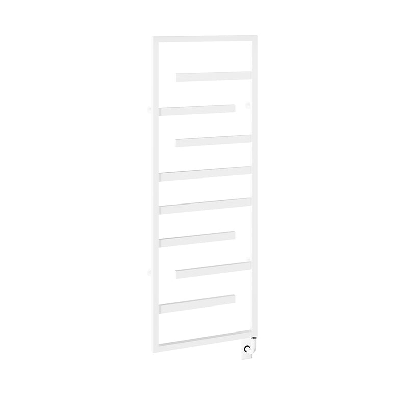 ICO Vasto electric hardwired towel warmer, 23.5 x 64 in, Matte White