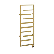 ICO Vasto electric hardwired towel warmer, 23.5 x 64 in, Brushed Gold