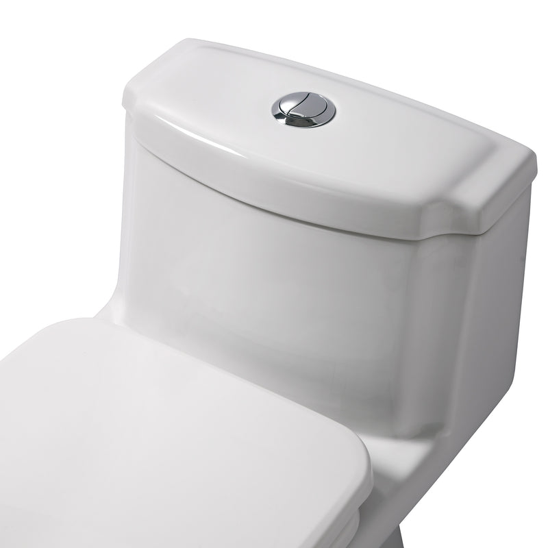 WHITEHAUS COLLECTION Magic Flush Eco-Friendly One-Piece Toilet Elongated WHMFL3222-EB