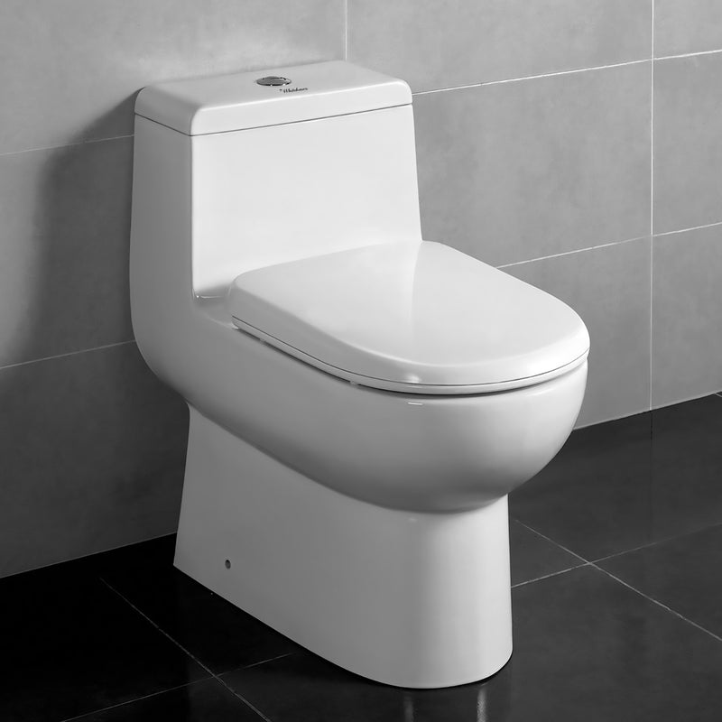 WHITEHAUS COLLECTION Magic Flush Eco-Friendly One-Piece Toilet Elongated WHMFL3351-EB