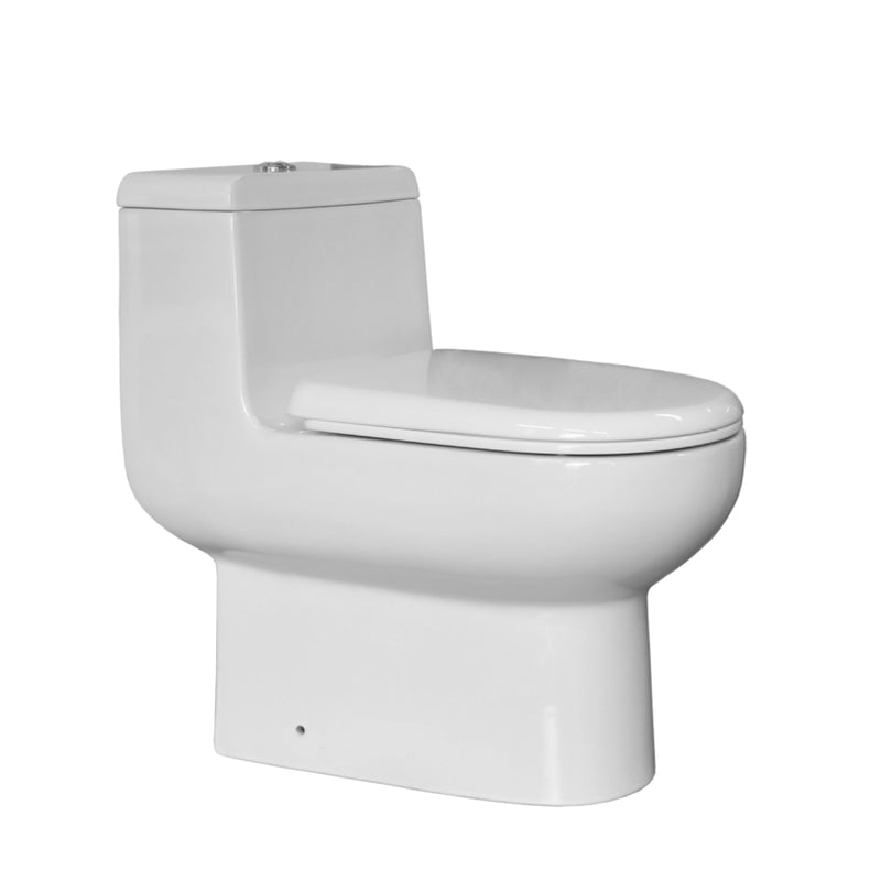 WHITEHAUS COLLECTION Magic Flush Eco-Friendly One-Piece Toilet Elongated WHMFL3351-EB