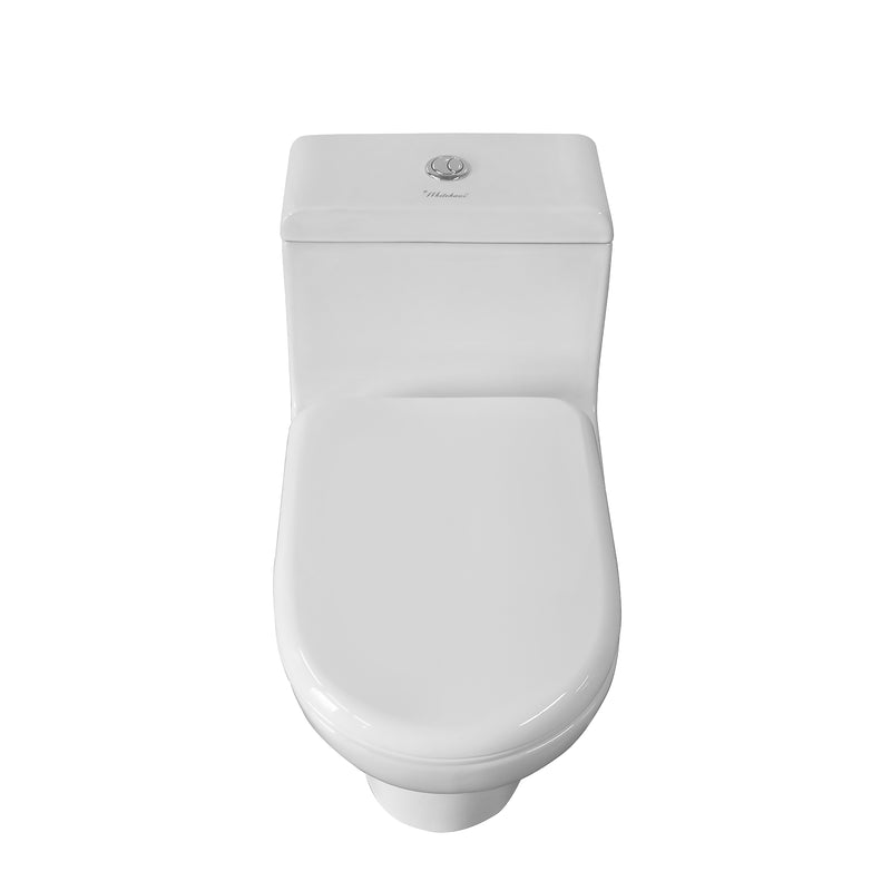 WHITEHAUS COLLECTION Magic Flush Eco-Friendly One-Piece Toilet Elongated WHMFL3351-EB