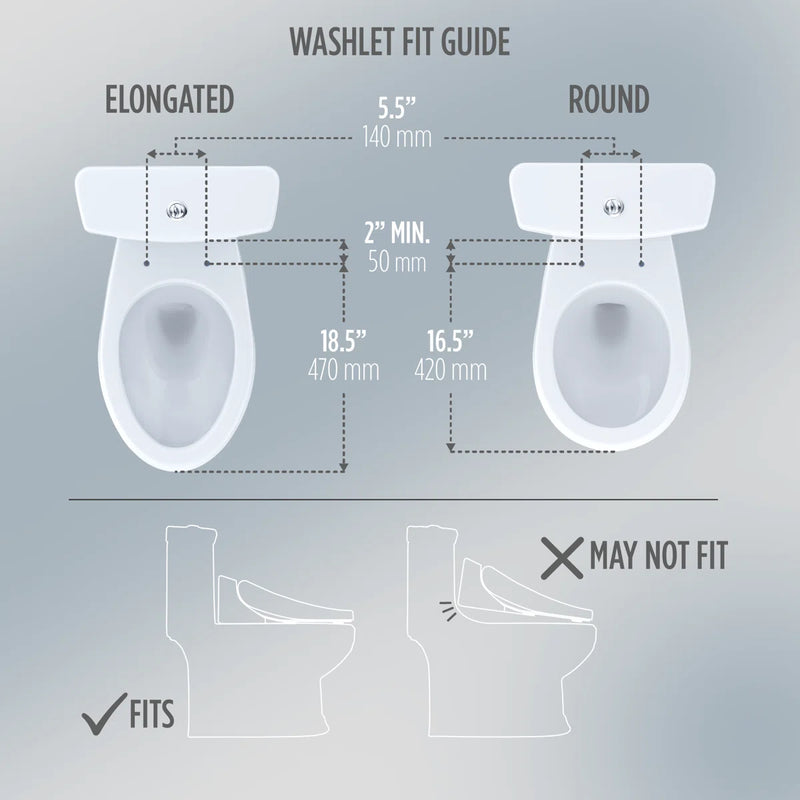 TOTO Washlet S7 Bidet Seat in Sedona Beige Classic or Contemporary Elongated SW4724#12 / SW4726#12