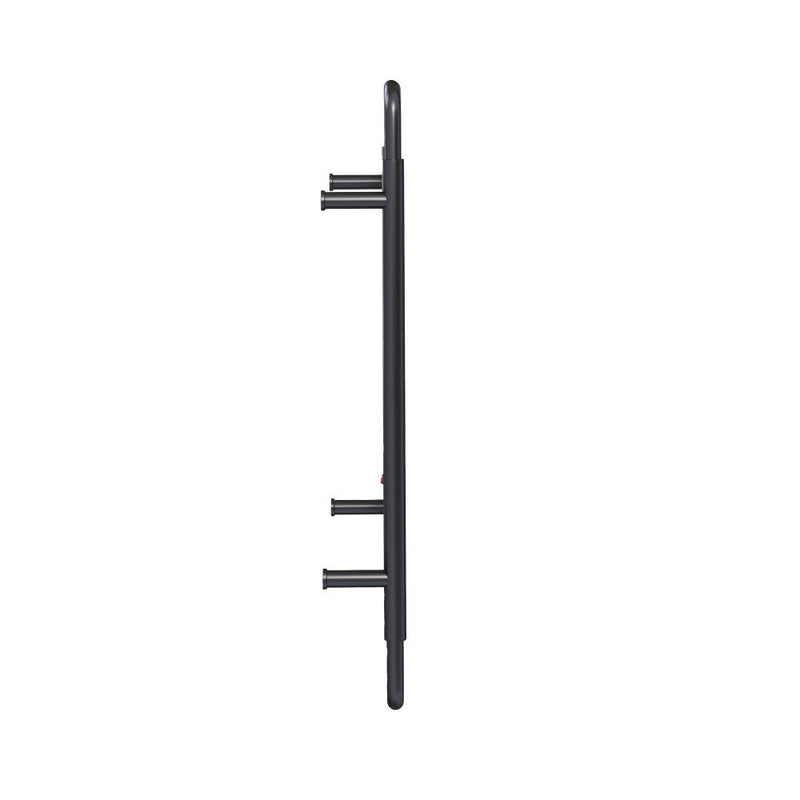 Swiss Madison Ivy 8-Bar Electric Towel Warmer in Matte Black