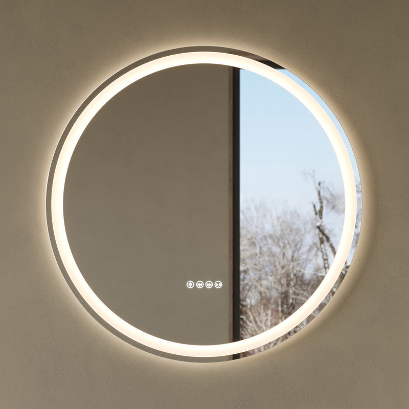 Swiss Madison Monaco 32 in. Round LED Anti-Fog Smart Mirror with Bluetooth SM-VM1001CH